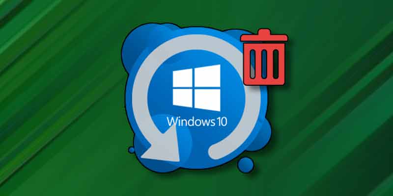 eliminare i backup su Windows 10